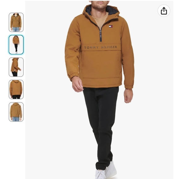 TOMMY HILFIGER hooded popover jacket size extra large - Picture 2 of 12